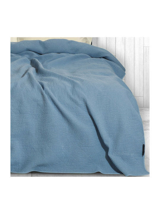 Greenwich Polo Club 2034 Coverlet Queen Size Microfiber Light Blue 220x240cm
