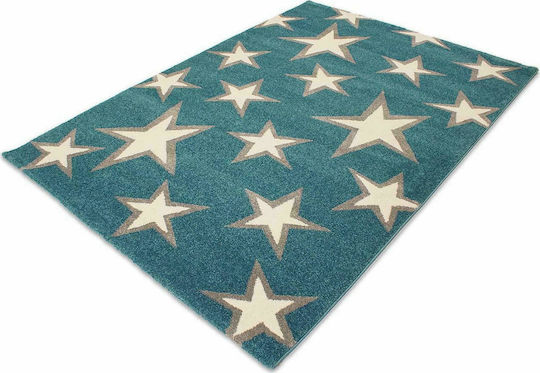Polcarpet 1589 Παιδικό Χαλί Αστέρια Turquoise 200x290cm