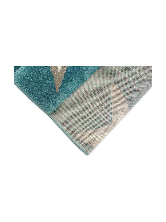 Polcarpet 1589 Kids Rug Stele Turquoise 200x290cm