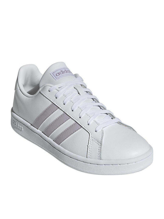 Adidas Grand Court Γυναικεία Sneakers Cloud White / Mauve / Grey Two