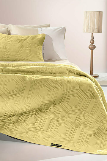Guy Laroche Lilly Coverlet Queen Size Microfiber Lime 220x240cm