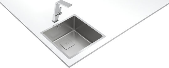 Teka FlexLinea RS15 40.40 PureClean 115000053 Unterbau Spüle Inox Satiniert B44xT44cm Silber