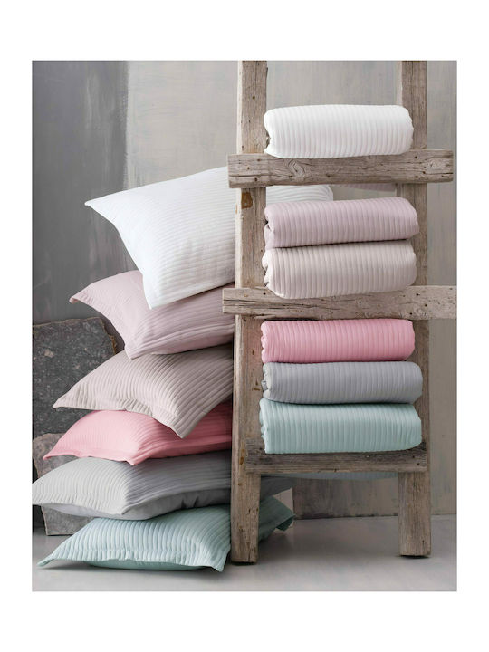 Rythmos Jazz Set Coverlet Queen Size Microsatin 2 Aqua 220x240cm 3pcs