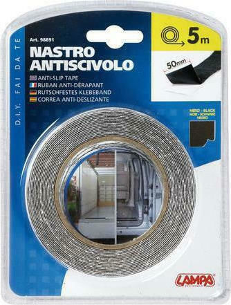 Lampa Self-Adhesive Grip Tape Black 50mmx5m 1pcs