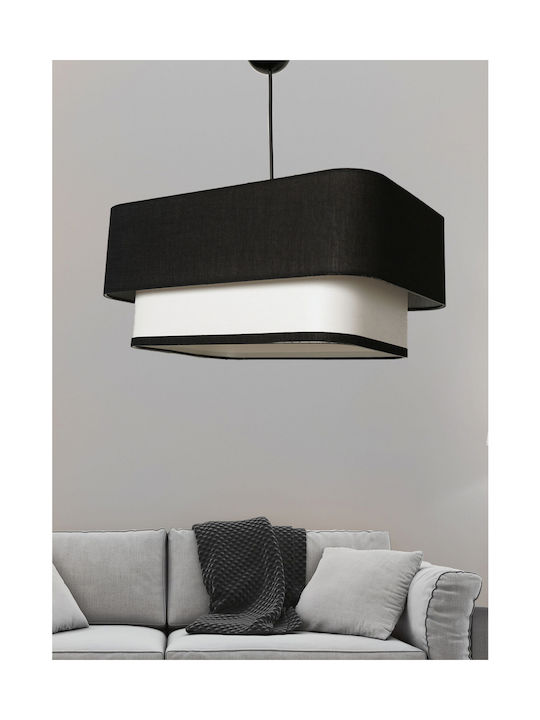 HomeMarkt Pendant Light for Socket E27 Black 35cmcm.