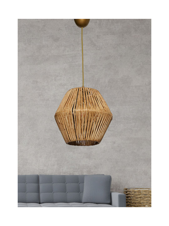 HomeMarkt Pendant Light for Socket E27 Brown