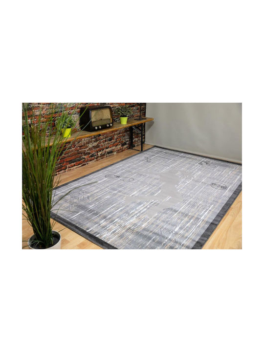 Ezzo Dancer A649ACD Kids Rug Gri 160x230cm Thickness 6mm