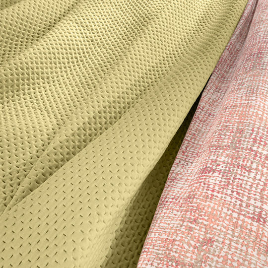 Guy Laroche Riva Σετ Κουβερλί Μονό Microfiber Lime 160x240cm 2τμχ