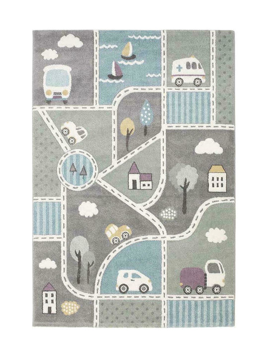 Newplan Bonita 262 Kinderteppich Grau 150x150cm Dicke 12mm