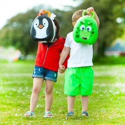 My Carry Potty Portable Potty Dino with Lid Green up to 50kg
