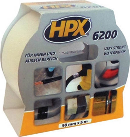 HPX 6200 White Self-Adhesive Fabric Tape White 48mmx25m 1pcs