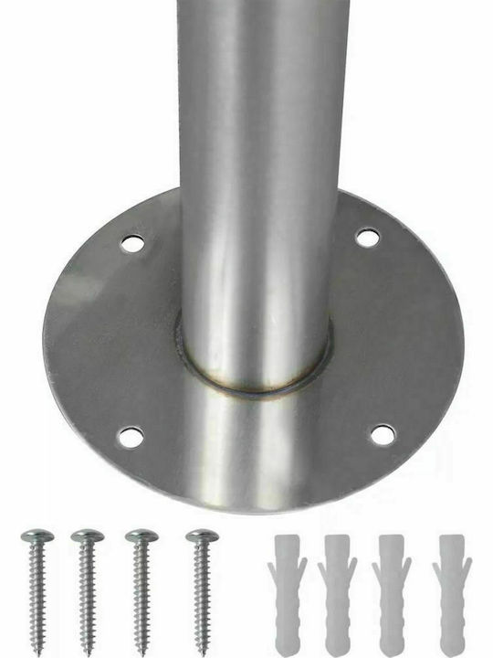 vidaXL Outdoor Mailbox Inox in Silver Color 31x10.5x33.5cm