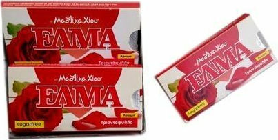 Elma 10 Chewing gum with Τριαντάφυλλο Flavour Sugar Free 10pcs 13gr