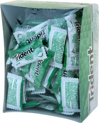 Trident 100 Chewing gum White Mini with Δυόσμος Flavour Sugar Free 280gr