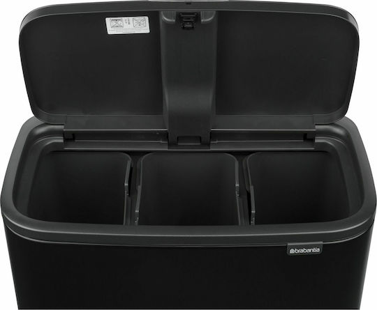 Brabantia Bo Abfalleimer Abfall Kunststoff Black Matt 11Es 1Stück