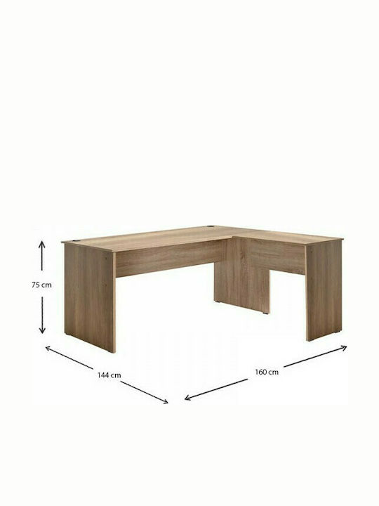 Ъглово Офис бюро Rio Дървено Tori 160x144x75бр