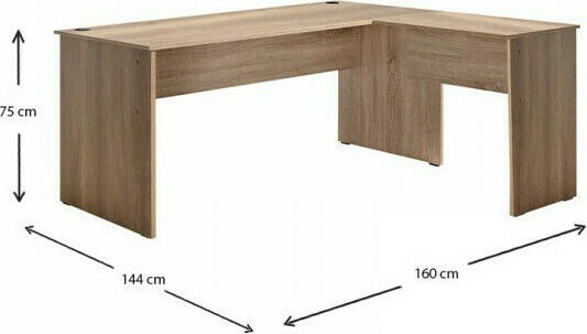 Ъглово Офис бюро Rio Дървено Tori 160x144x75бр