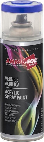Ambro-Sol Спрей Боядисване V400 Акрилен с Блестящ Ефект небесно синьо RAL 5015 400мл