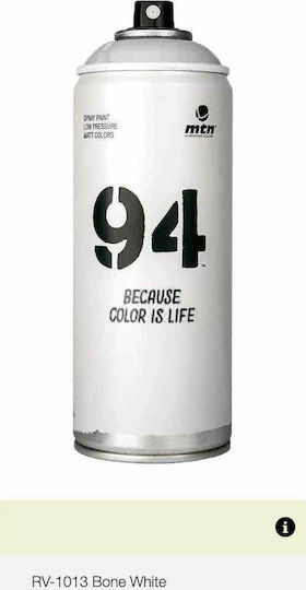 Montana Colors Spray Farbe 94 mit Matt Effekt Knochenweiß RV-1013 400ml