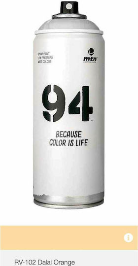 Montana Colors Спрей Боядисване 94 с Мат Ефект Далай Ориндж RV-102 400мл