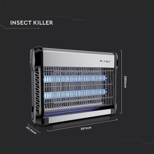 V-TAC Vt3220 Înșelătorie electrică pentru insecte 20W 80m² 11180