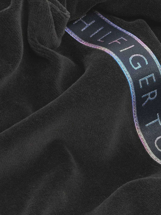 Children's Dress Long Sleeve Velvet Black