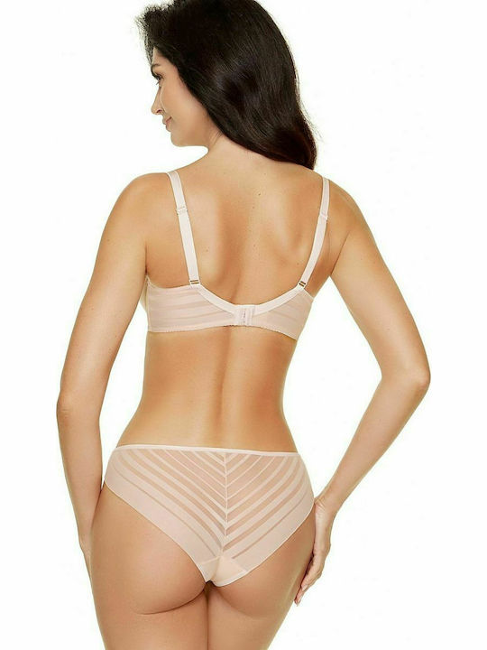 Gorteks Luna B4 Bra with Light Padding Beige