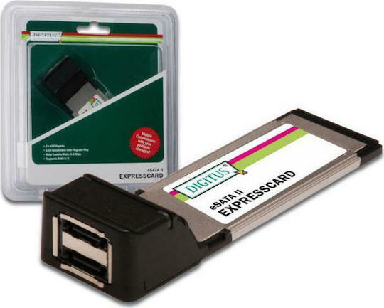 Digitus ExpressCard σε 2x eSATA