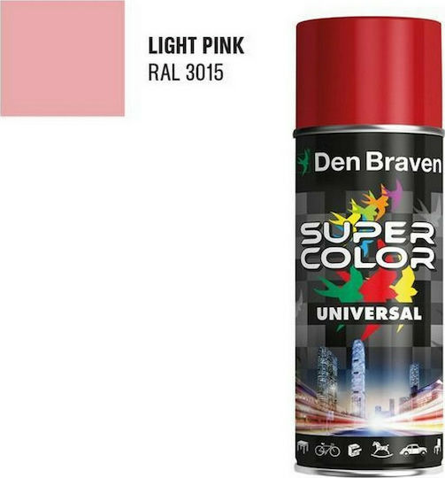 Bostik Den Braven Spray Paint SC Universal with Shiny Effect Light Pink RAL 3015 400ml