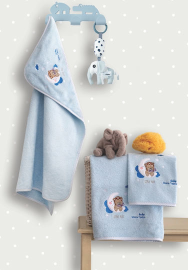 Makis Tselios Home Baby Bettlaken Pilot Hellblau 120x170cm