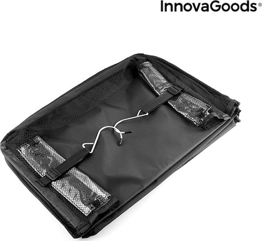InnovaGoods Sleekbag Υφασμάτινη Κρεμαστή Θήκη Αποθήκευσης Ρούχων σε Μαύρο Χρώμα 45x32x74cm
