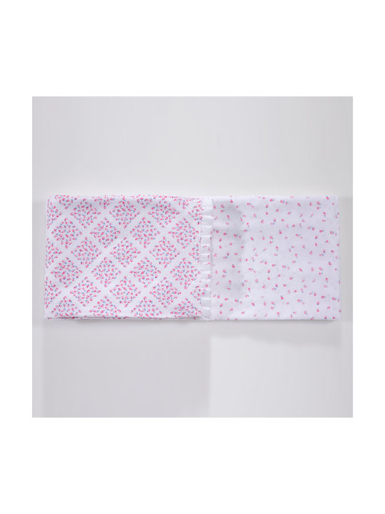 Down Town Home Sateen Bud Set Baby Bettlaken Für Krippe Baumwollsatin Rosa 120x170cm 3Stück