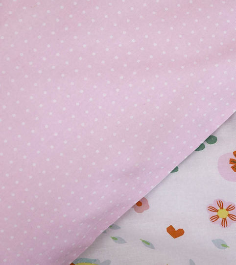 Nima Sweetland Baby Sheets Set Crib Cotton Multicolored 120x170cm 3pcs