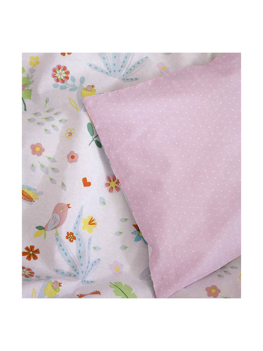 Nima Sweetland Baby Sheets Set Crib Cotton Multicolored 120x170cm 3pcs