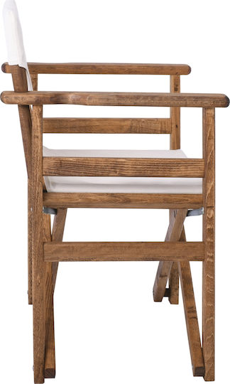 Woodwell Рамка за Стол Режисьорски Дървена 60x51x85см Кафява Е7770W