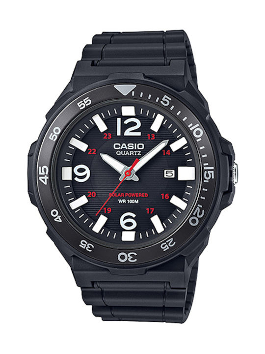 Casio Καουτσούκ Λουράκι Μαύρο 18mm