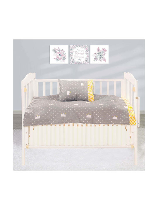 Beauty Home Art Baby Sheets Set Crib Cotton Satin Fitted Multicolored 120x160cm