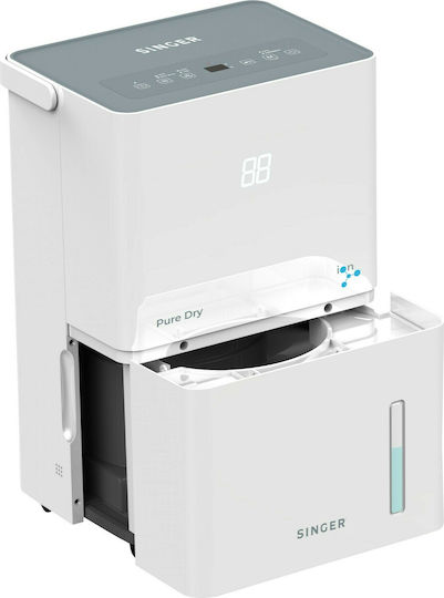 Singer Pure Dry Ion Dehumidifier with Compressor and Ionizer 20lt