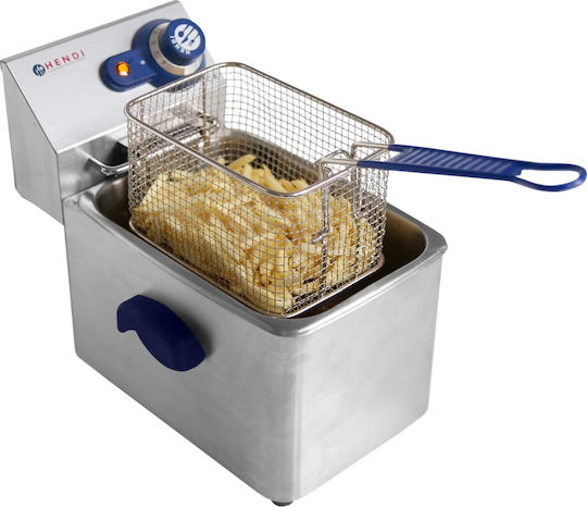 Hendi Electric Fryer 3kW Capacity 4lt 21.7x38x30cm Blue Line