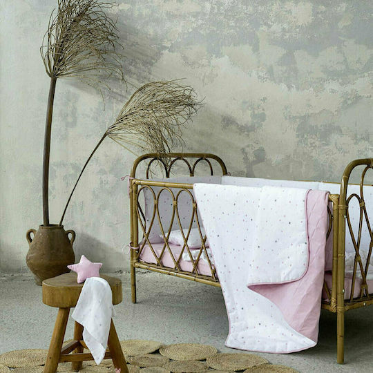 Nima Nene Baby Sheets Set Cradle Cotton Pink 70x110cm 2pcs