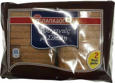 Παπαδοπούλου Φρυγανιές Σίκαλης Σίκαλης 160gr