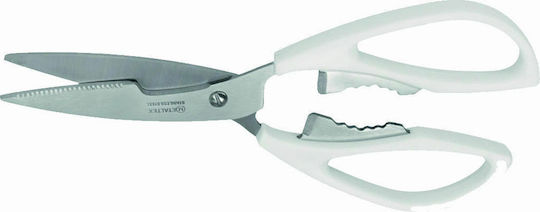 Metaltex Brico Stainless Steel Kitchen Scissor 19.5cm White