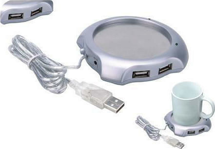 USB Cup Warmer + 4x USB Hub USB Cup Warmer
