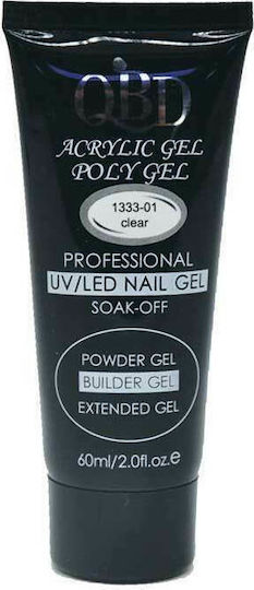 QBD Acrygel Νυχιών CLEAR 60ml