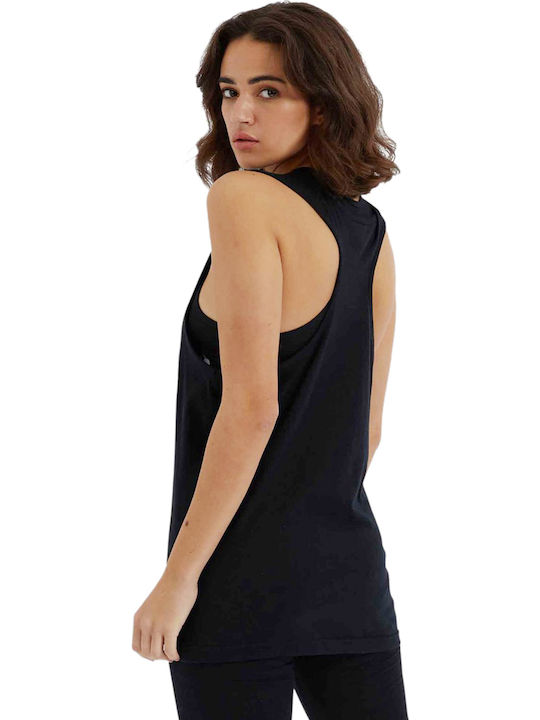 Abigaille Women's Blouse Cotton Sleeveless Black