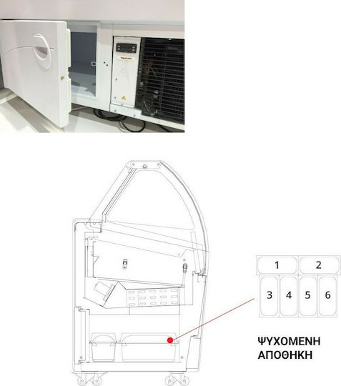 Isa Bermuda 13 View Commercial Ice Cream Freezer H135.4xW167xD81.4cm