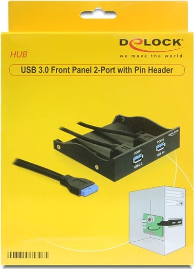 DeLock Front Panel USB 3.0 3.5''/5.25''