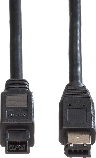 Roline FireWire Cable 9-pin male to 6-pin male 1.8m