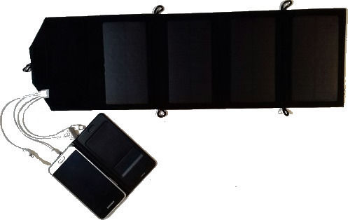 Încărcător Solar Pliabil Panou Solar 7W cu Ieșire USB (Dispozitive Portabile) (HM41007)