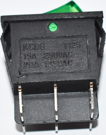 ForAll On-Off switch Rocker Double 1pcs